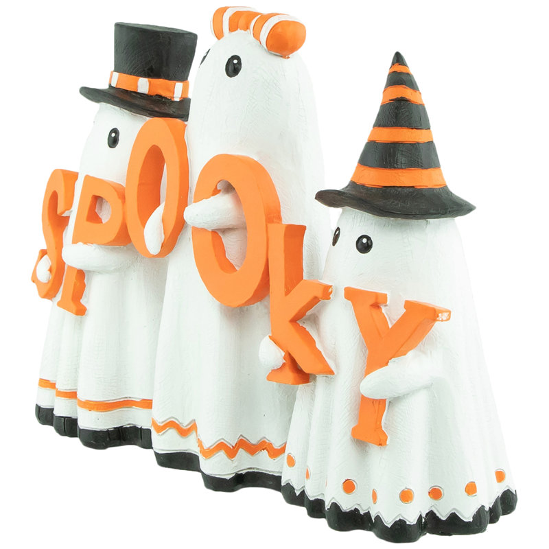 Décoration d'Halloween 9,25 "Spooky Ghost Trio