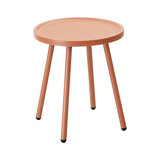 Patio Table Living Room Side Table, Round Accent Table Small Side Table Nightstand