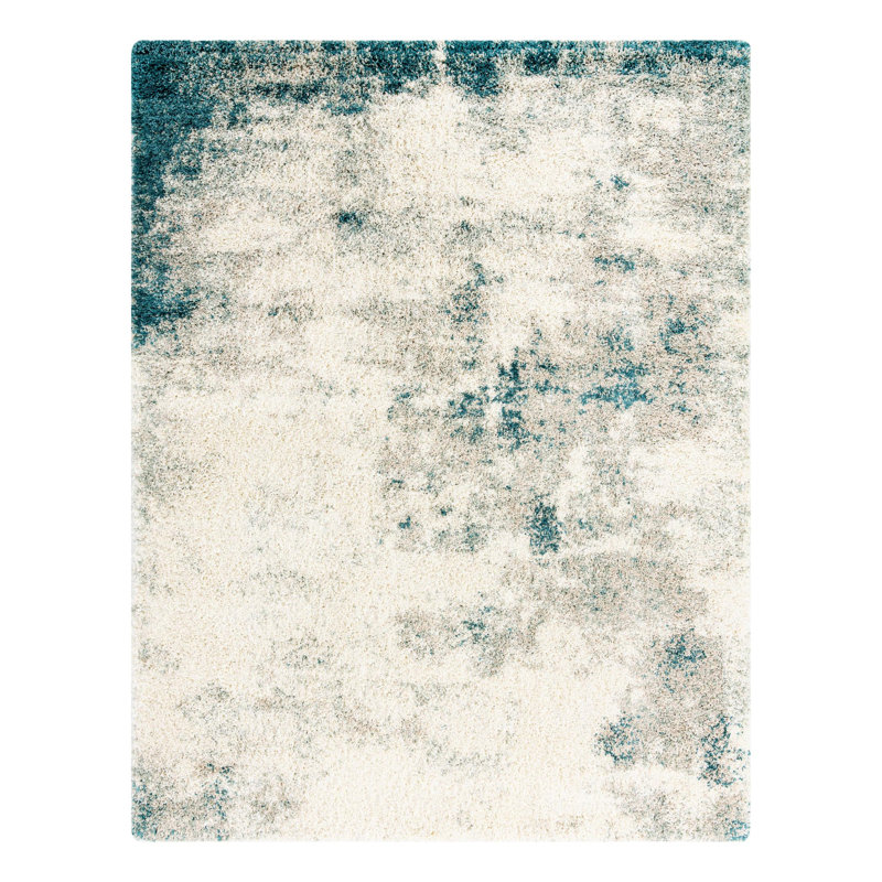 Performance Abstract Indoor Rug, Rectangle 7'10" x 10'