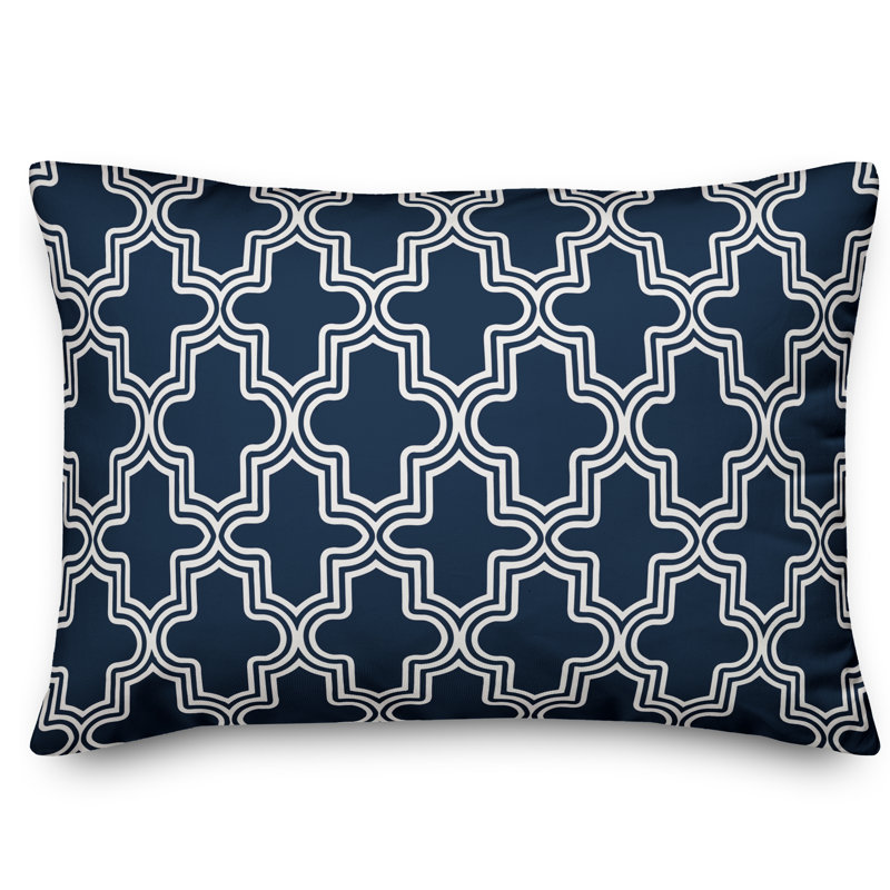 Coussin marocain, Bleu marine