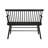Farmhouse Relaxed Vintage Wood Spindle Back Bench-1759229352