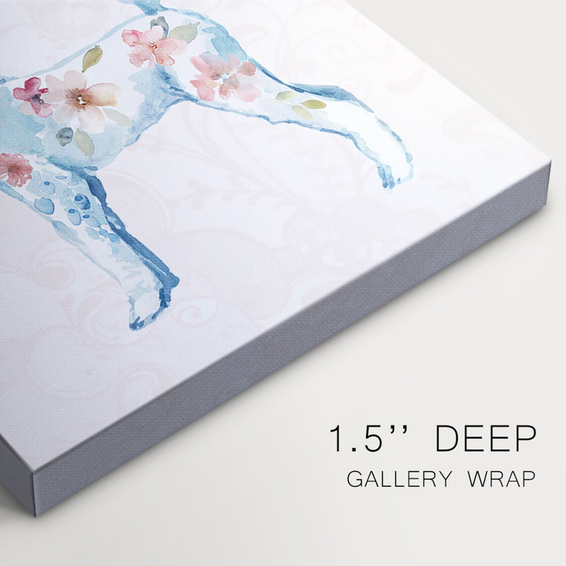 Frilly Lily - Cavas enveloppés de galerie, H 36 po x l 24 po