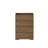 4-Drawer Vertical Storage Chest, Minimalist Brown Bedroom Cabinet-129182893