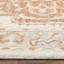 Tapis orange / beige en laine naturelle fait à la main Vintage Medallion-53425067