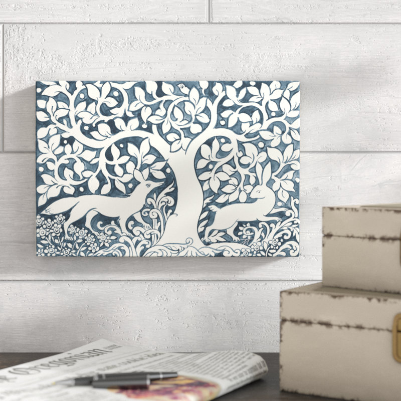 Forest Life III by Miranda Thomas - Painting Print, 20cm H x 30cm W, Wrapped Canvas
