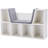 6-Cubby Bookcase with Reading Nook & Cushion, Multi-Purpose Kids Storage