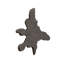 Teak Slice Wall Décor, Lg, Dark Gray