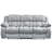 STONIC GREY RECLINING SOFA, LOVE AND CHAIR