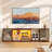 Kruszewski 70Inch LED TV Stand for 75inch TVs, TV Console with Storage, Media Console with Adjustable Shelf