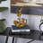 Polystone Monkey Decorative Gold Sculpture