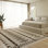 Autumn Geometric Tasseled Area Rug