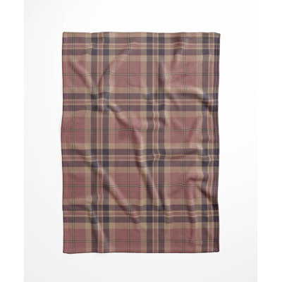 Vinny Tartan Velveteen Fleece Blanket