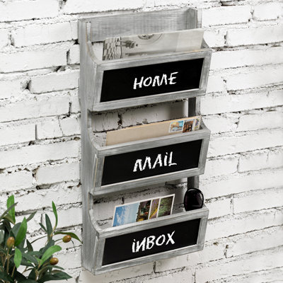Lillieanna Wall Mail Organiser with Mail Storage