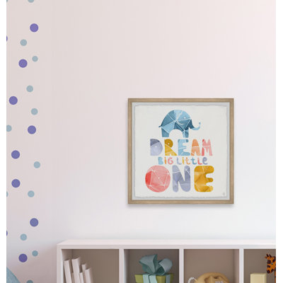 « paperfold rêve big little one », art encadré Niall