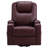 Neruda Upholstered Power Lift Massage Recliner Wine-1858098517