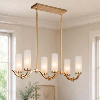Lustre linéaire unique à 6 lumières Acari
