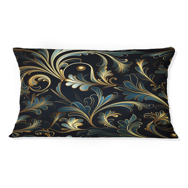Coussin en polyester Ikat