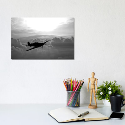 A Hawker Hurricane Aircraft In Flight II by Scott Germain - Wrapped Canvas Print