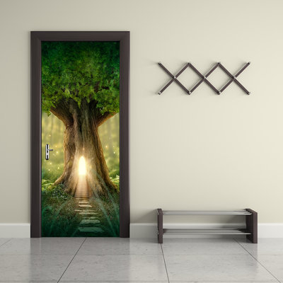 Décalcomanie murale arbre imaginaire