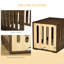 Table de bout pour cage de chien avec panneau de porte amovible Pawhut Furniture