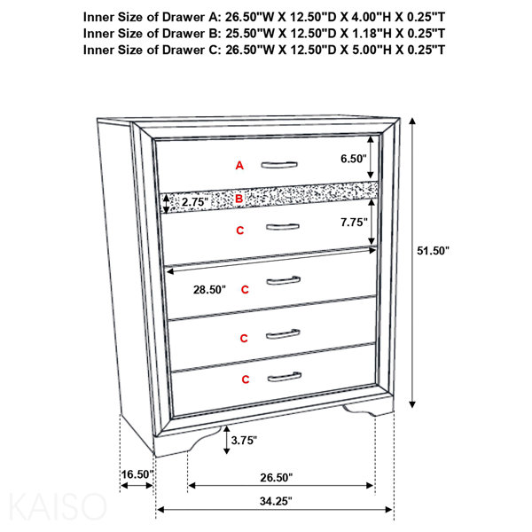 Dimensions du produit