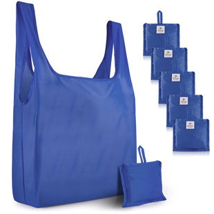 2 x Eco Reusable shopping Grocery Bag Non Woven Tote Reinforced Base  Handbag LOT