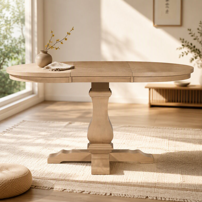 OVALE EXT. Table à manger, Clair naturel