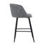 Meurer Upholstered Counter Stool with Metal Frame-576909836