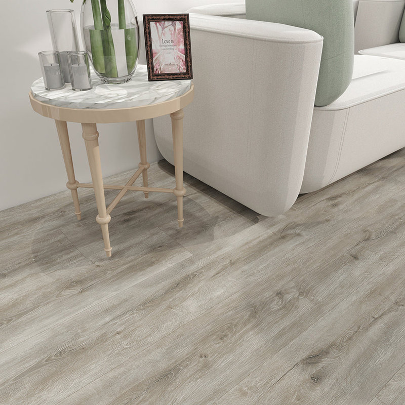 62.6" X 9"*8Mm Waterproof Rigid Core Luxury Vinyl Plank Flooring, White Stone