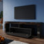RGB Color Changing Light Mood TV Cabinet with Flip-Down Door-822325329-821569678