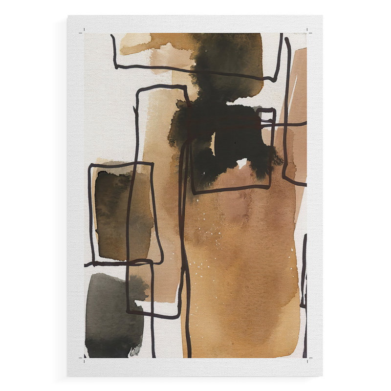 Retro Vibe IV -Canvas Print Only - NOT FRAMED