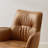 Genuine Leather Swivel Accent Office Chair