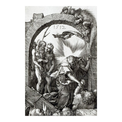 «Harrowing of Hell or Christ's Descent in Limbo» par Albrecht Dürer - Impression giclée