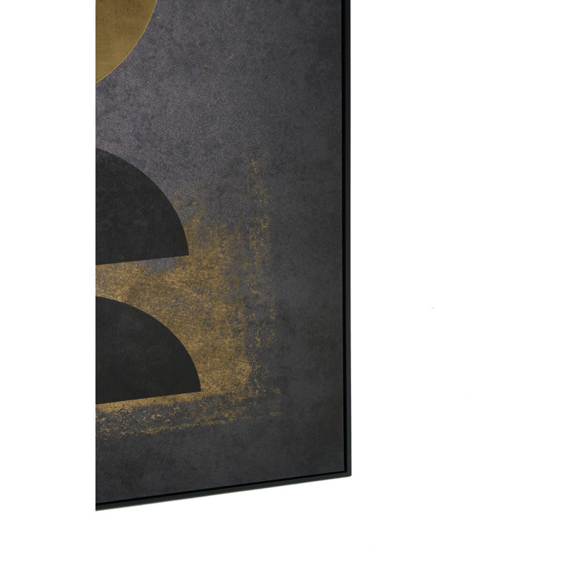 Astratto Astratto Gold Foil - Single Picture Frame Print on Canvas