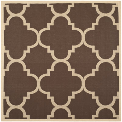 Tapis d'intérieur / extérieur à motif géométrique Courtyard Performance