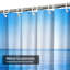 Rideau de douche avec 12 crochets Sun Blue Sky-784157085