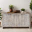 Armoire de rangement de style campagnard à 4 portes 59,85 po Accent-1474615423