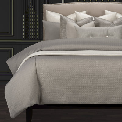 Manuscript Geometric Shimmering Supreme Duvet Cover and Insert Set