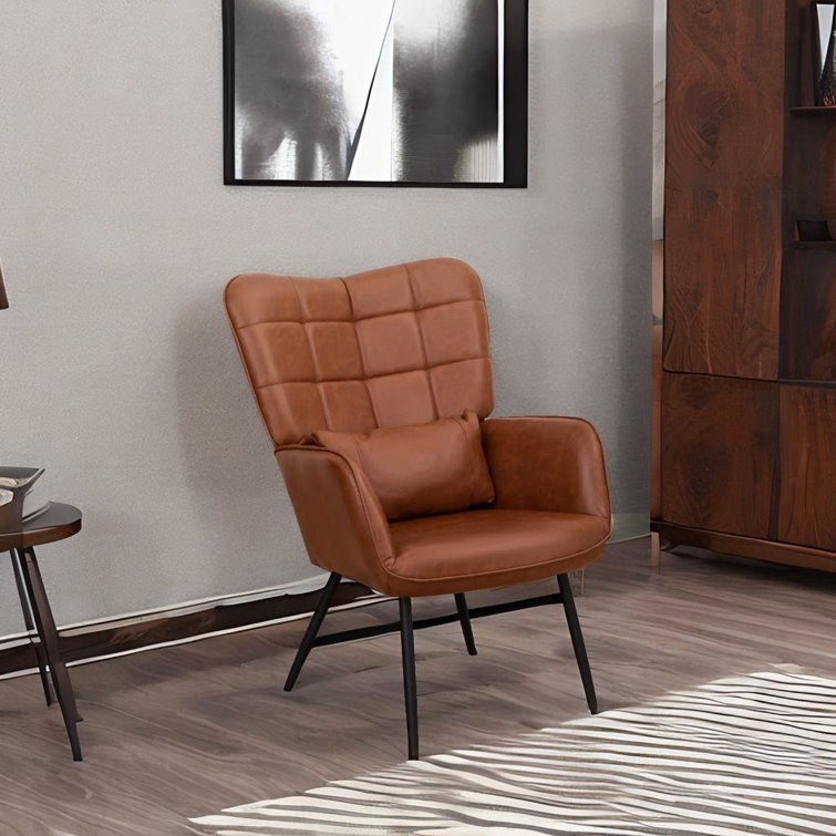 George Oliver Bonded Leather Armchair | Wayfair