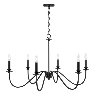 Weston 6 - Light Dimmable Classic / Traditional Chandelier