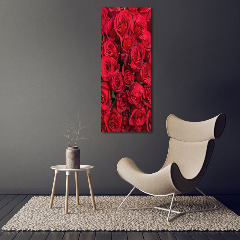 Red Roses - Wrapped Canvas Print