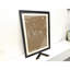 Cadre 24 po x 32 po en bois massif - Cadre d'art sur toile remplaçable avec verre organique, élégante décoration murale encadrée pour le salon et la chambre à coucher-2082819427