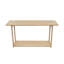 Console d'extérieur 60 po en teck clair et bois d'acacia