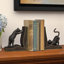 Serre-livres chat