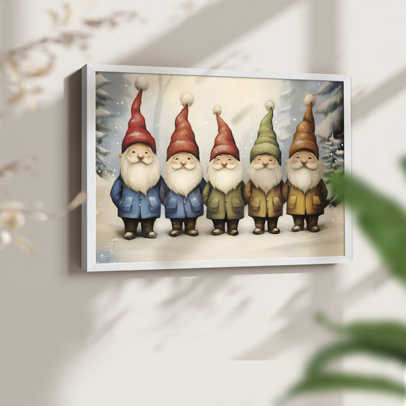 Art de Noël - DCCCLXVII - Reproduction encadrée - Restickable, H 22 po x l 28 po, Blanc