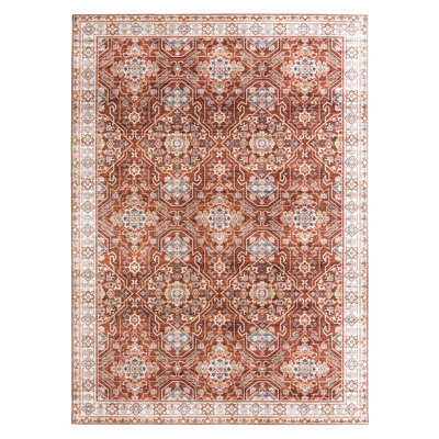 BAOLA - Tapis rétro rouille