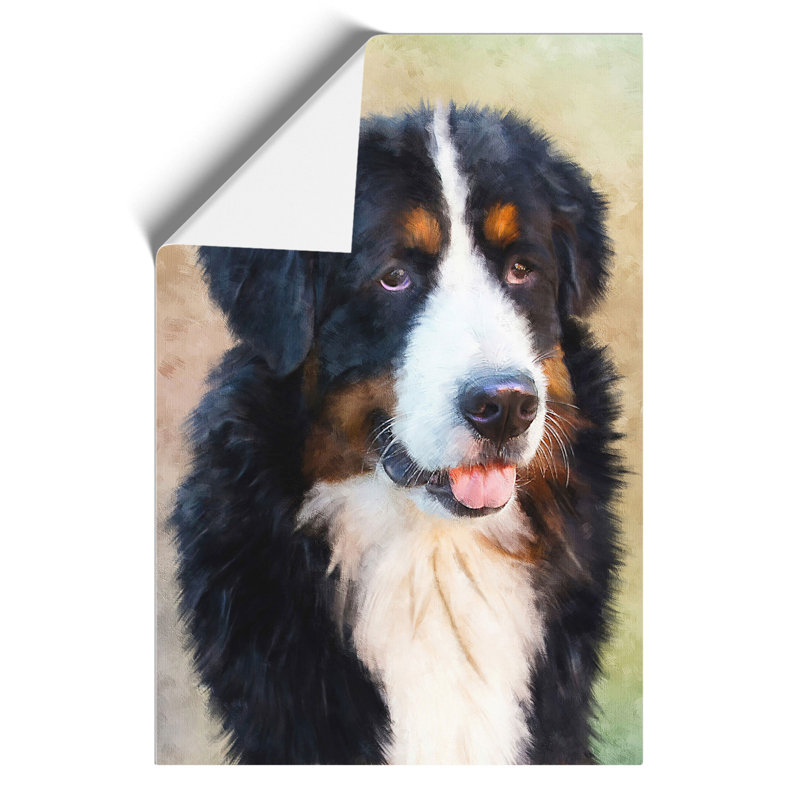 Bermese Mountain Dog - No Frame Print, 59cm H x 42cm W x 0.1cm D