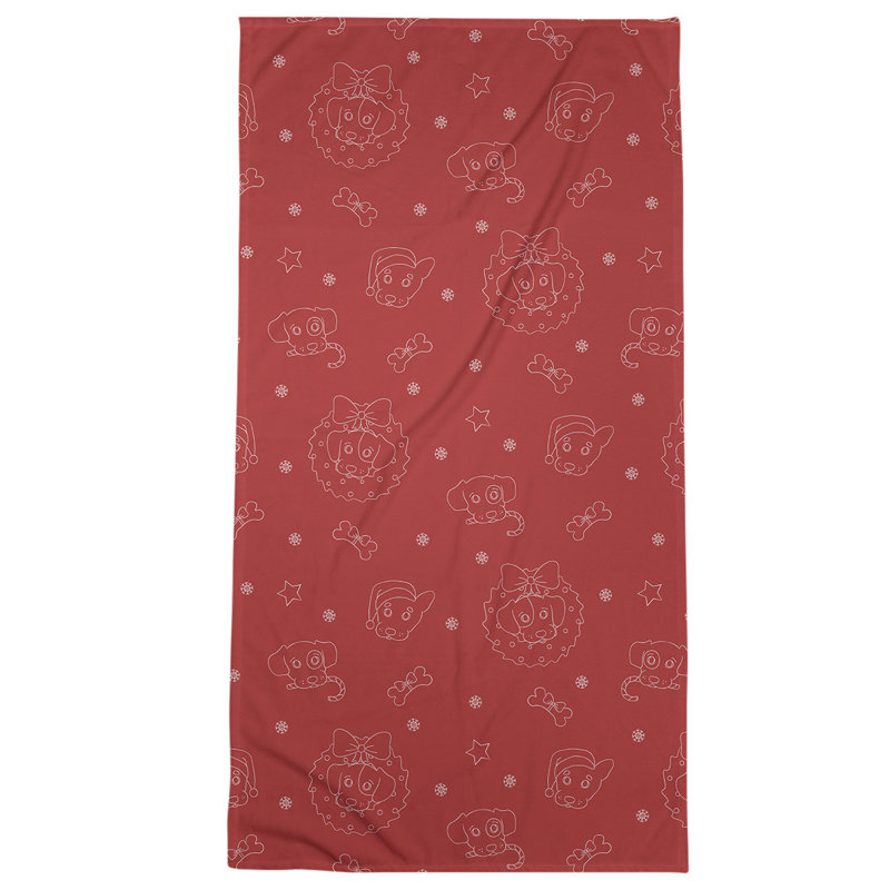 Beach Towel, Red, Poly/Cotton