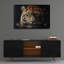 «Tiger In The Water Lurking» par Momart, art mural en verre acrylique-1447570272