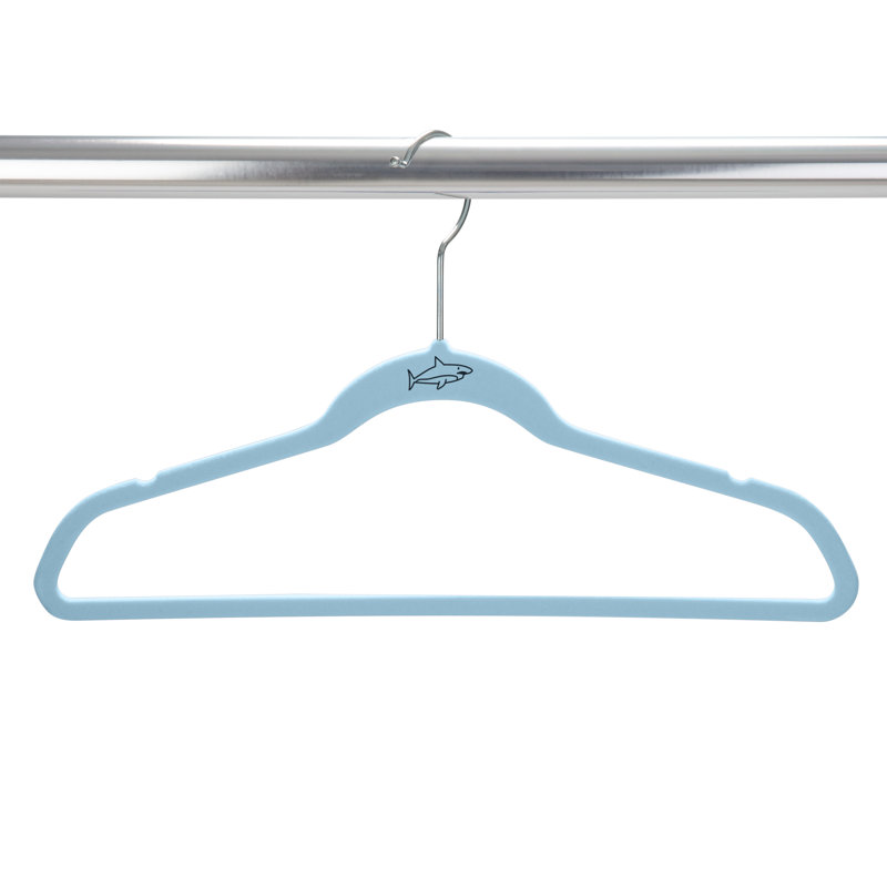 Simplify Kids100 Pack Hangers with Shark Icon in Light Blue